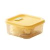 Portable Fruit Lunch Box Food Grade PP Snack Container with Sealed Lid Leak Proof Bento Storage for Kids School Office Travel Picnic