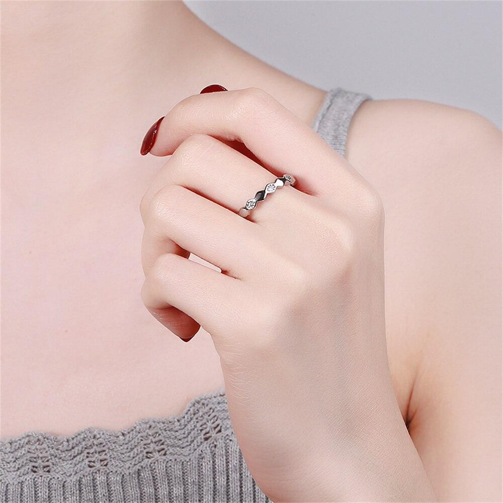 Voguish Stylish Simplicity Finger Ring All Match Women Jewelry S  Tone Demon Eye Rings Anniversary Birthday Festival Present GiftFashion