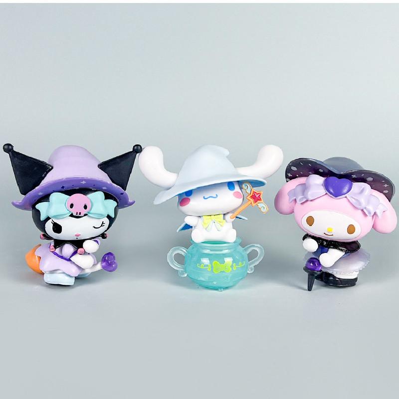 Hello Kitty Kuromi Magic Cinnamoroll Melody Themed Model Desktop Ornament For Kids And Fans