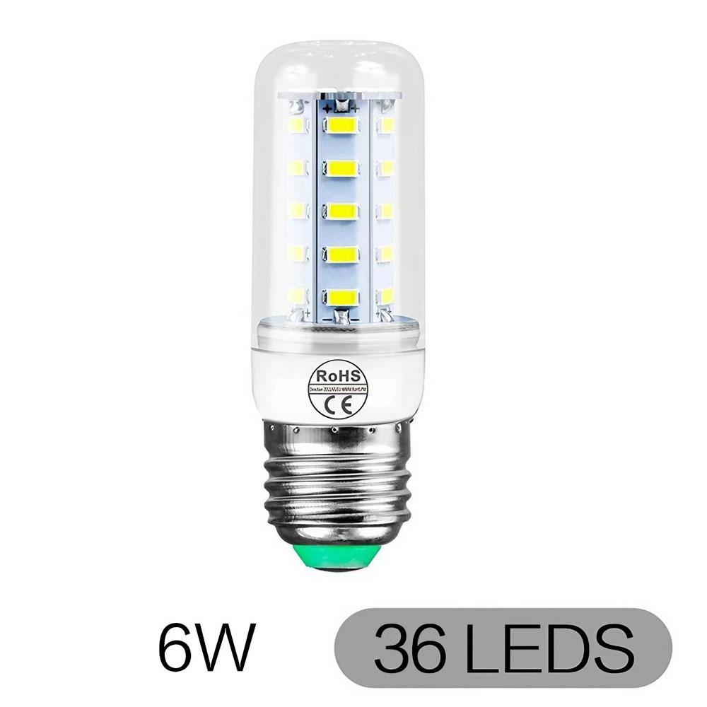 E27E14 LED Corn Bulb 3W12W 24LEDs SMD5730 Chandelier Light 200240V Bedroom Kitchen Home Decor Lighting