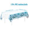 Christmas Snowflake Plastic Tablecloth Merry Christmas Decorations for Home 2025 Navidad Natal Xmas Table Ornament New Year 2026