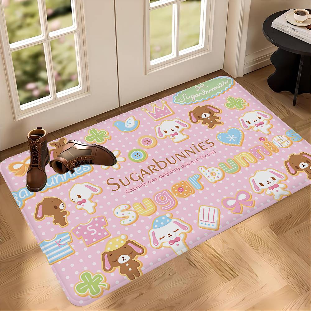 

Cartoon Anime S-Sugarbunnies Floor Carpet Nordic Style Home Doormat Bathroom-Toilet Mats Bedroom Hotel Decor Mat 50x80cm