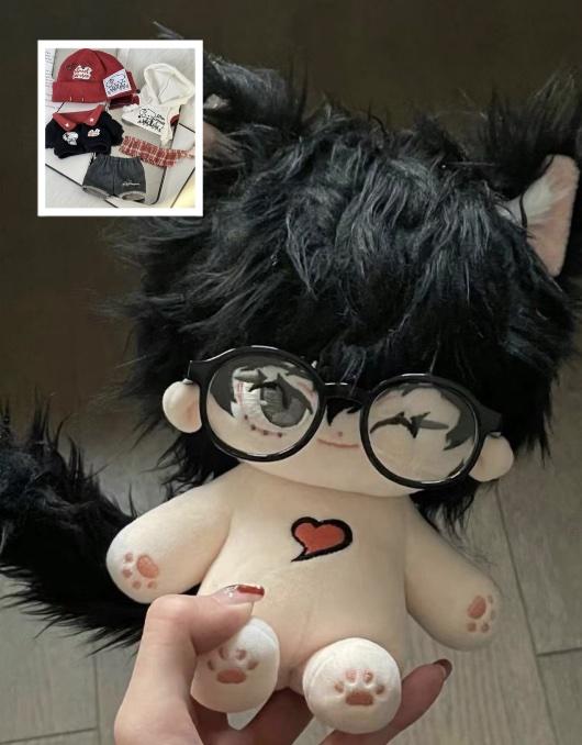 Stuffed 20Cm Novel Role Ren Amamiya Cosplay Plush With Skeleton Dolls Toys For Fan Collection Plush Birthday Gifts
