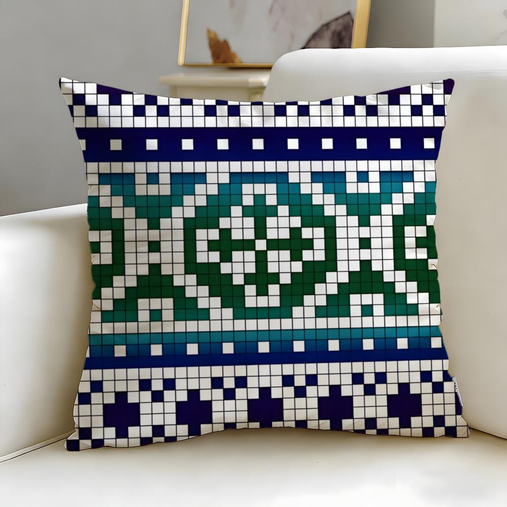 3D Flower Cushion Cover Soft  EasyWash Pillow Case  Versatile for Couch Bed Travel and Office