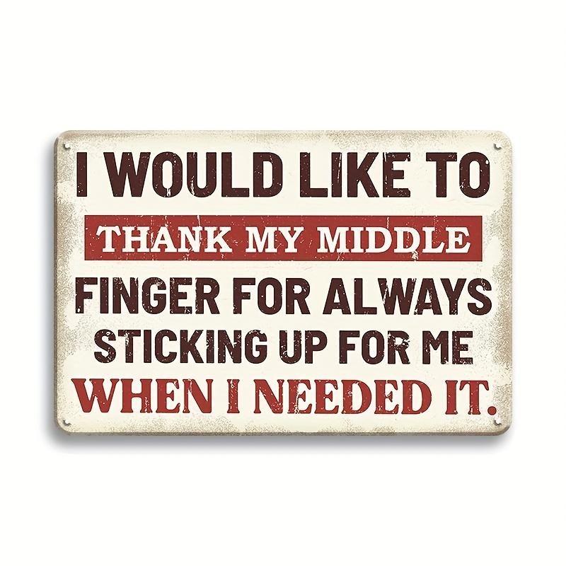 Warning Notice Vintage Metal Tin Poster Funny Metal Tin Signs Posters Plate for Garage Bar Cafe Club Home Room Wall Decor