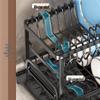 Multi-layer Kitchen Sink and Counter Dish Rack and Draining Shelf