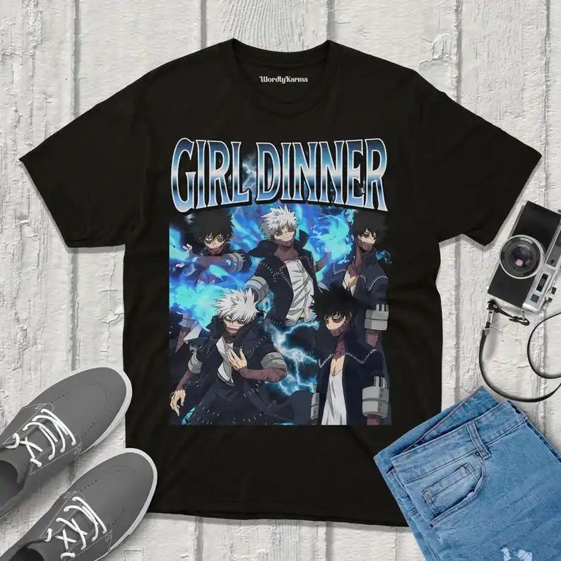 Dabi My Hero Academia Tshirt Unisex Vintage Streetwear MHA Shirt Anime Apparel Fanmerch MHA Merchandise Perfect Anime Gift Tee 4XL