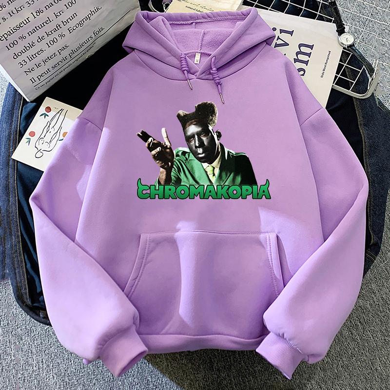 

Tyler The Creator Chromakopia Album Толстовка Веселі жіночі/чоловічі толстовки Толстовка унісекс Vintage Aesthetic Harajuku Winter Clothes 4XL