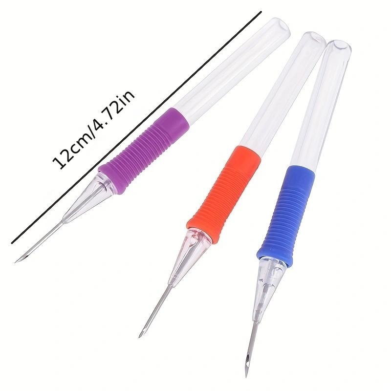 Cross Stitch Pen DIY Embroidery Pen Hand Embroidery Needle Weaving Tool Punch Needle Craft