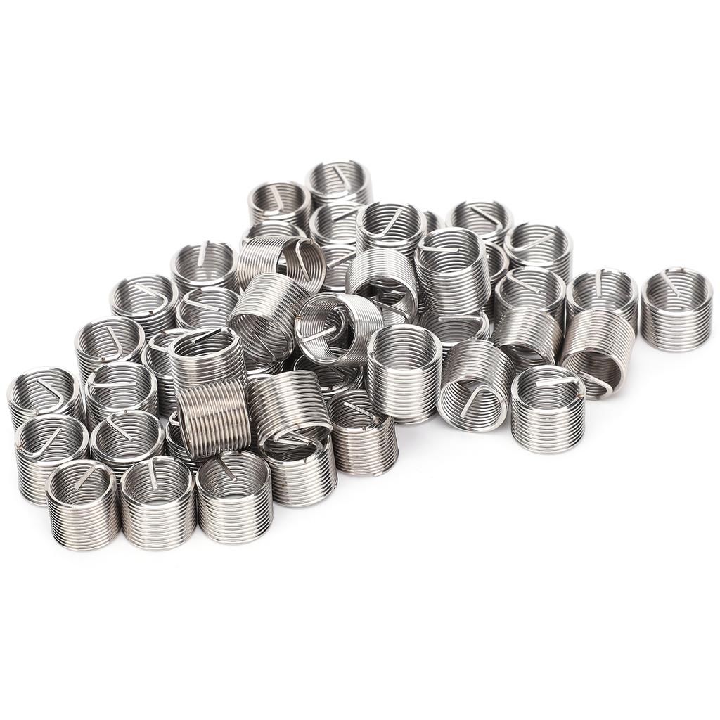 50Pcs Thread Inserts Male Female Reducing Nut Repair Tool Stainless Steel Fastener M10x1x1.5D