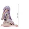 10cm Anime Witch Journey Flying Sweater Sitting posture Ilena Cute Girl PVC Doll Collection Model Doll Desktop Decoration