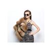 New Haining raccoon fur vest women, Yama fur small coat yellow light and fashionable mink hair