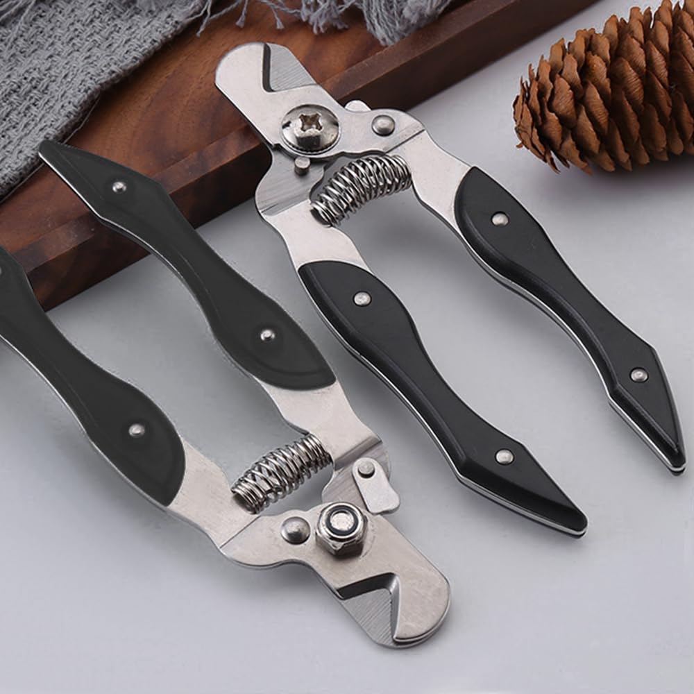 Cortauñas para gatos de acero inoxidable para perros pequeños y medianos con seguridad, bloqueo.