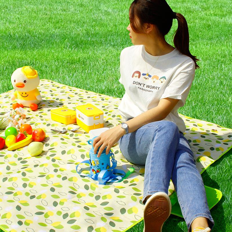 Picknick-Matte im Freien, 600D Oxford-Tuch, feuchtigkeitsbeständige Bodenmatte, tragbare Frühlings-Campingmatte, wasserdichte Strandmatte