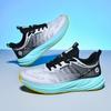 New Carbon Board Sports Leisure Style Women's Sports Fashion Versatile Leisure Breathable Net Running Sports Shoes Couple Shoes Men