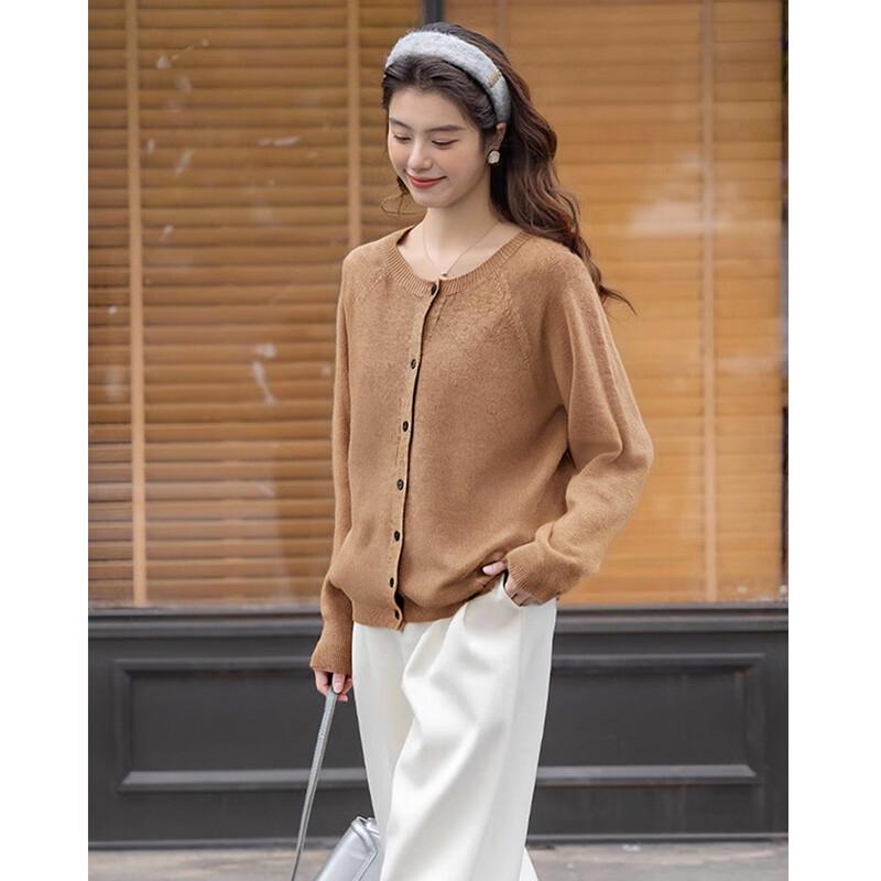 Mokana Women's Casual Fashion Long Sleeve Wool Sweater MKNJD3189
