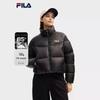 Fila Fleece Warm Stand Collar Down Jacket Women Outerwear F51W549902FBK