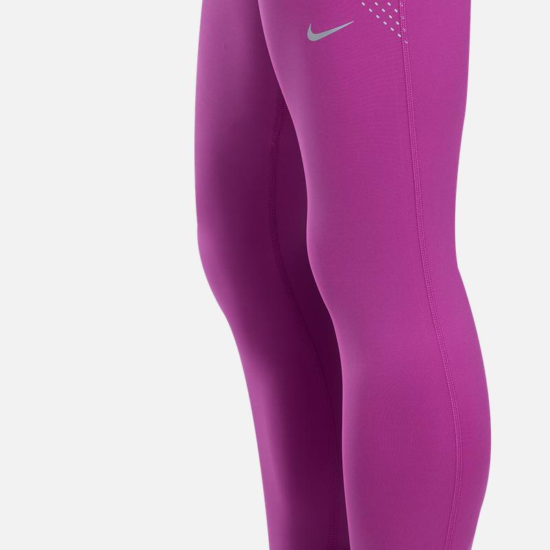 Nike Dri-Fit Pro Sculpt Sports Series High-Waisted Quick-Dry Leggings Women leggings Hot-Purple Silver FV7949-518