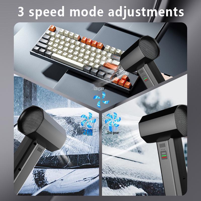 USB-Powered High Power Outdoor Fan and Car Wash Dust Collector