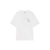 MLB Los Angeles Dodgers Printed Graffiti Logo Loose Fit Short Sleeve T-Shirt Unisex T-Shirts Ivory 3ATSX0543-07IVS