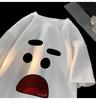 Men's Trendy Oversized Short-Sleeve T-Shirt - Casual Summer Style for Students & Couples