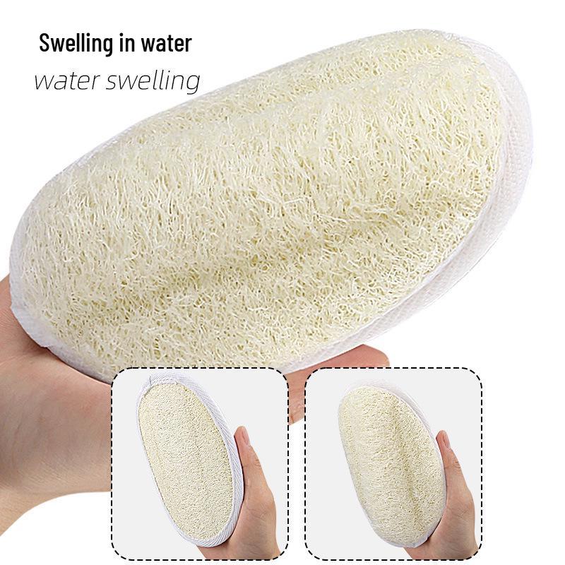 Oval Loofah Back Scrubber & Bath Scrubber Set