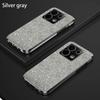 Custodia in Silicone Lucida con Placcatura Glitterata per Xiaomi POCO X6 Pro 5G Copertura Posteriore Morbida per Obiettivo Fotocamera