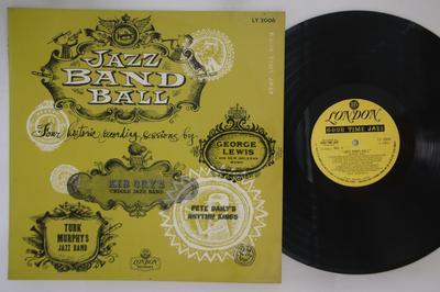 LP Record GEORGE LEWIS - Jazz Band Ball LY2006 LONDON Japan Jazz Used