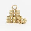 Brass Heat Set Insert Nut Bolt Kit Thread Embedment Copper Nuts and 304 Stainless Steel Hex Socket Screw Hot Melt M2 M2.5 M3 M4