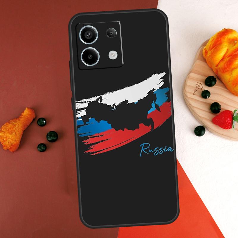 Russian Flag Case For Xiaomi Redmi Note 14 Pro 9 10 11 12 13 Pro 10S 11S 12S Redmi 13C 10C 12C 14C Coque