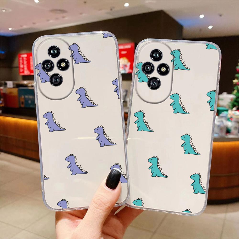 Colorful Leopard For Honor 200 90 Lite 50 70 X9 20 9X Marble Artistic Phone Case Transparent Clear Camera Protection Soft Cover