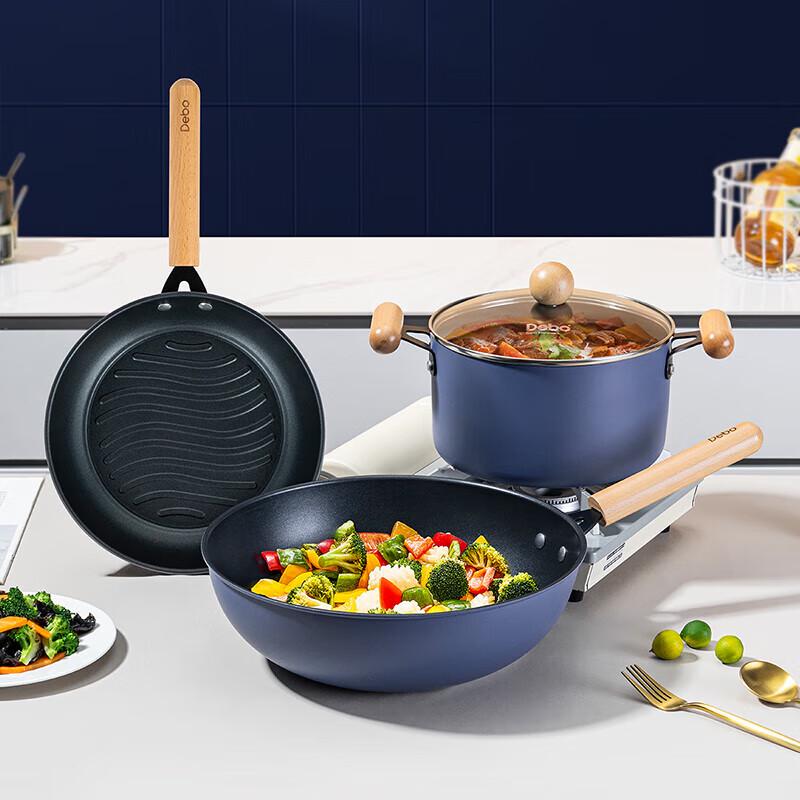 Debo Gomez Non-stick Cookware Set (3-Piece)