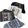 Retro Ethnic Style Wool Socks Children Thickened Warm Coffee Plush Bear Medium Tube Stacking Socks