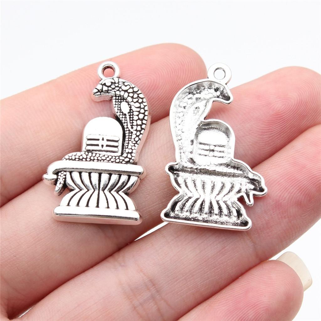 Charms Egipski Faraon Szef Wisiorki Vintage Biżuteria Materiały QC048