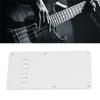 2Pcs Electric Guitar Back Cover Plate 6 Holes Robust Exquisite Looking Guitar Pickguard Backplate