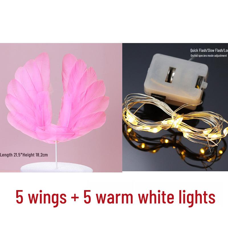 10 Anielskich Piórkowych Topperów i Ozdób na Tort