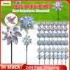 1-10PCS DIY Silver Laser Bird Repellent For Farm Outdoor Bird Repeller Lawn Decor Bird Repeller Windmill Garden Rotating Windmil