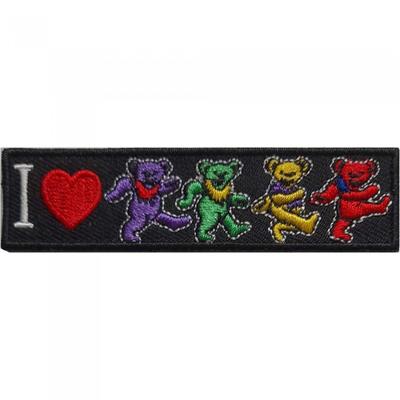 Grateful Dead I Love Bears Ferro no remendo