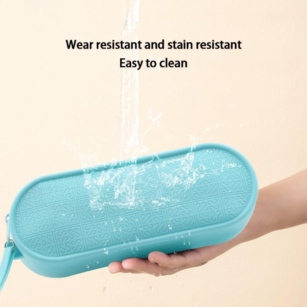 Vodotěsná taška na psací potřeby Silikonová kosmetická taška Odolná úložná taška