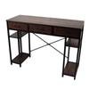 Computer Desk Retro Style Convenient Drawer Versatile Sturdy Structure Office Computer Desk Gaming Study Writing Table