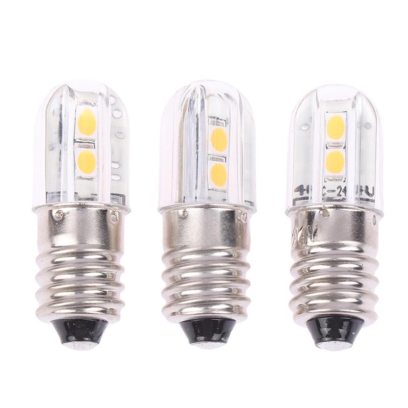 1PCS E10 Led Bulb 6V 12V 24V Upgrade Bulbs 4LED Lamp Replacement For Torch Indicator Bulb Headlight Motor Bicycle LED Bulbs