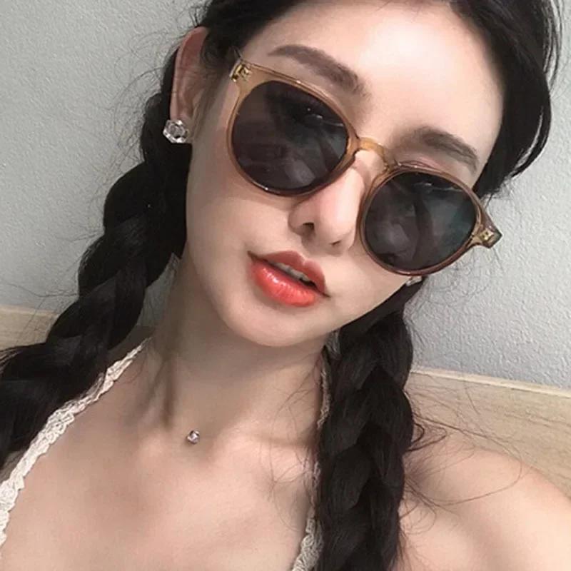 Brand Designer Cat Eye Sunglasses Woman Vintage Retro Female Sun Glasses Classic Black Mirror Sexy Leopard