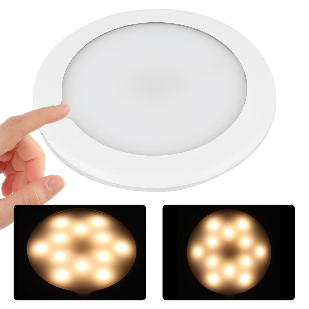 5.9in Roof Ceiling Light Touch Dimming Adjustable Interior Lamp IP67 Waterproof for Marine Ship RV