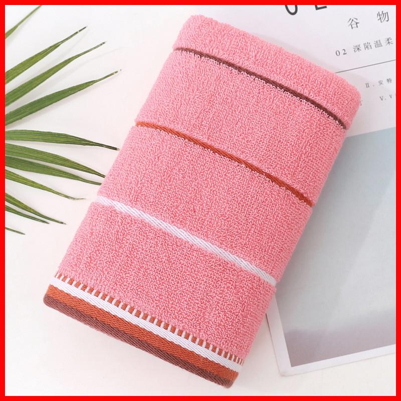 Cotton Towel With Embroidery For Home Use Perfect Absorption Gift For Women