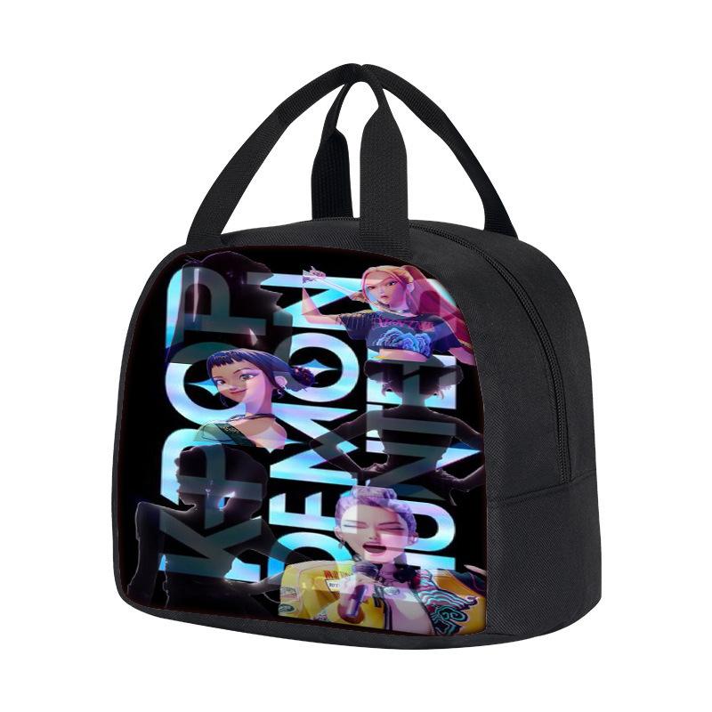 Borsa Termica Portatile Witch Hunters Kpop Demon Hunters Borsa da Picnic per Studenti Bambini