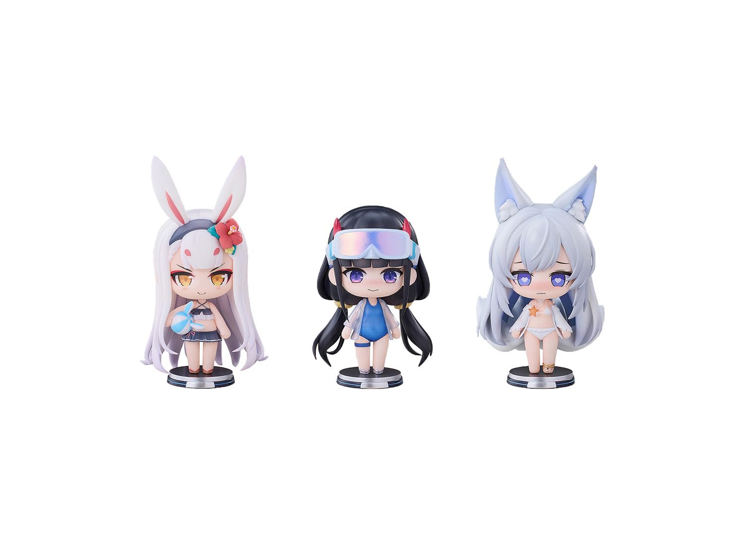 

HanaBee Azur Lane Summer Swimsuit Q Edition Figure Vol.1 ABS & PVC Pre-painted Complete Figure Set of 3