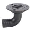 Boat Bend Floor Drain 90 Degree 316 Stainless Steel 1 1 2in Thru Hull Drainage Scupper for Yachts Ships Fishing Boats