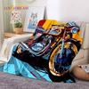Motocross Modern Retro Motorcycle Soft Blankets,Keep Warm Throw Blanket Comfortable Blanket for Picnic Beds Sofa Home Bedroom