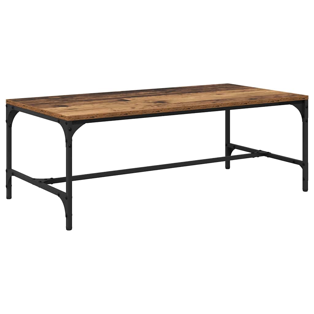 Coffee Table Reclaimed Wood Look 100 x 50 x 35 cm Engineered Wood