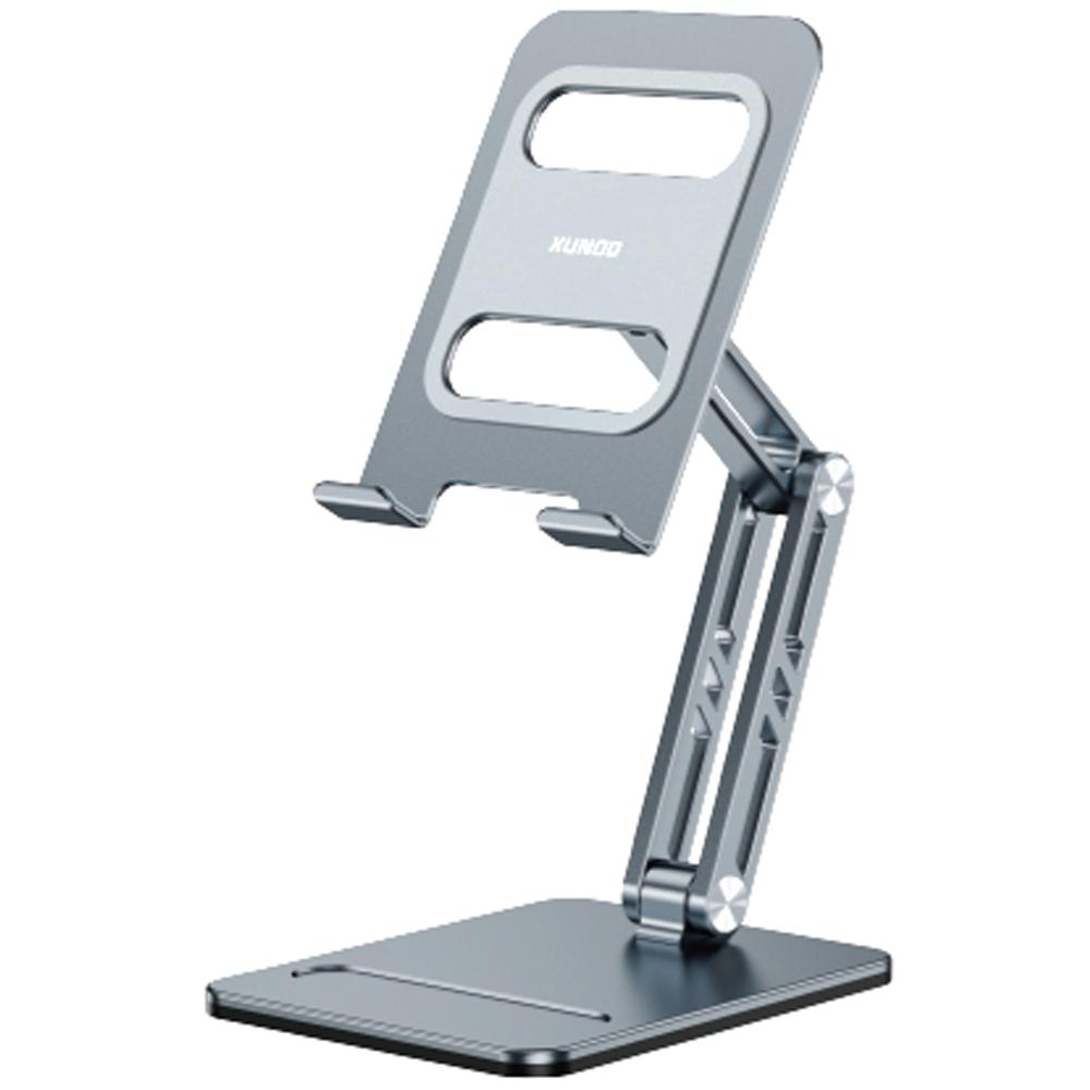 XUNDD XDHO-034 Desktop Phone Stand Holder Adjustable Aluminum Alloy Cradle Dock B